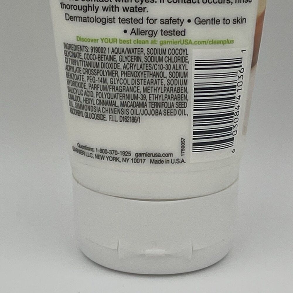 Garnier Clean + Smoothing Cream Cleanser for Dry Skin - 5 Fl Oz / 150 ml - NEW - Picture 6 of 6